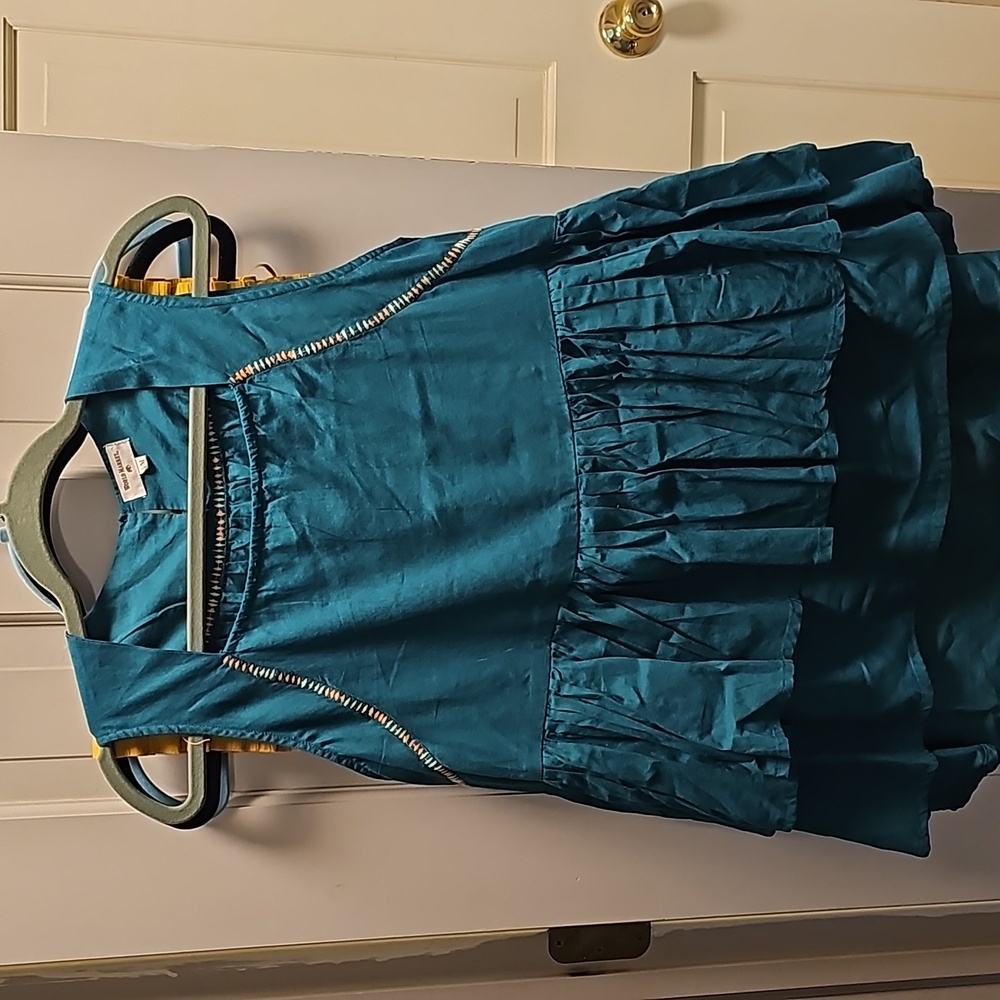 World Market tiered dark teal top